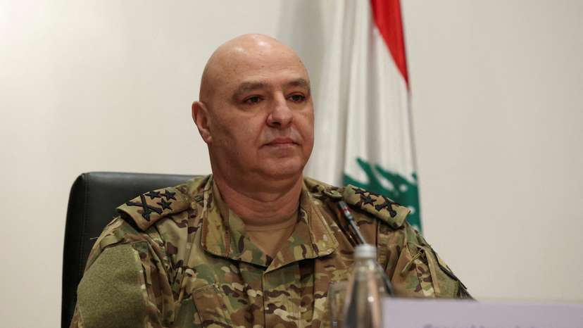 FILE PHOTO: News conference to launch a Livelihood Support Program for the Lebanese army and Internal Security Forces