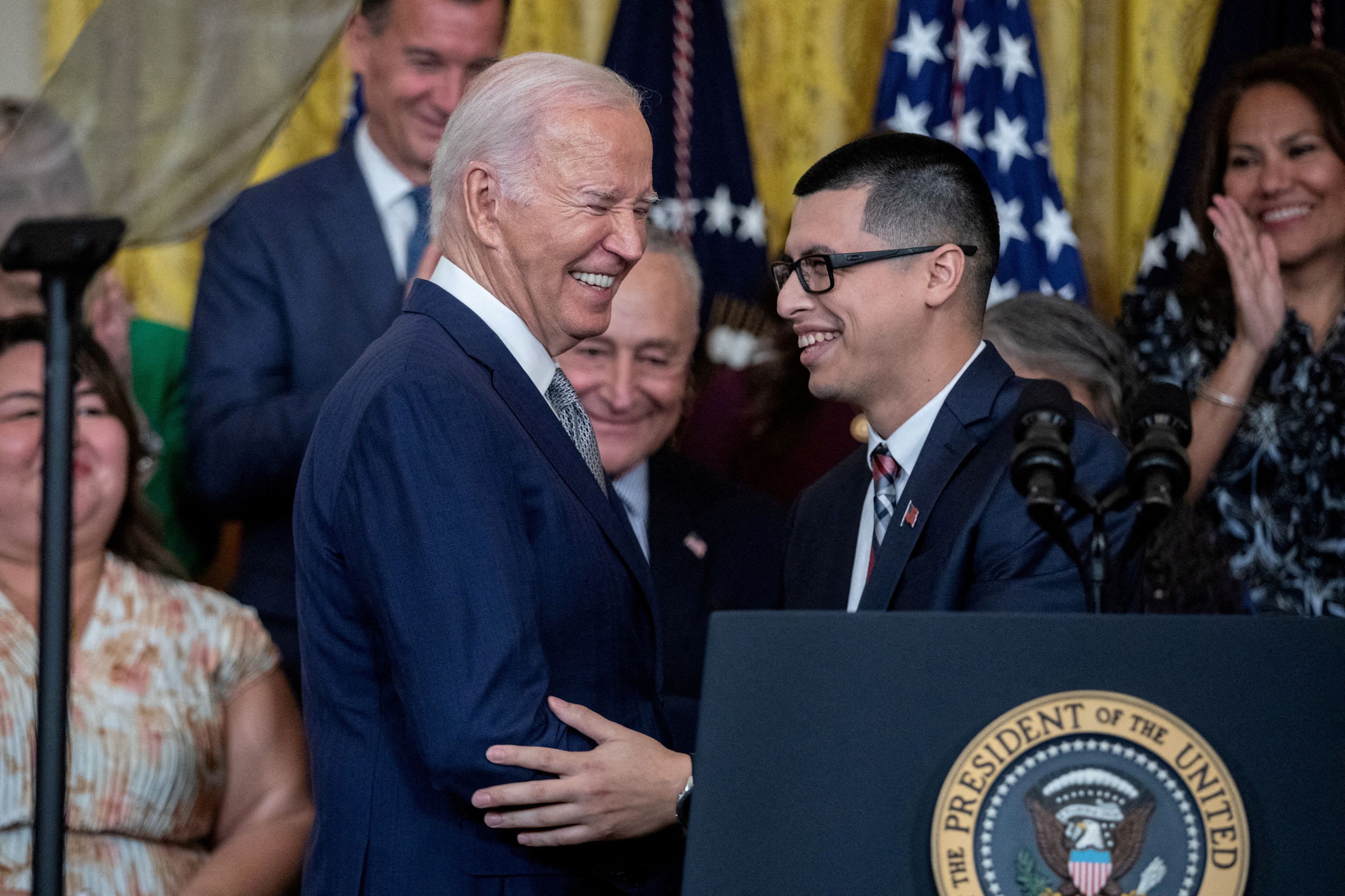 FILE PHOTO: U.S. President Joe Biden Announces an Executive Action Coinciding with the 12th Anniversary of DACA