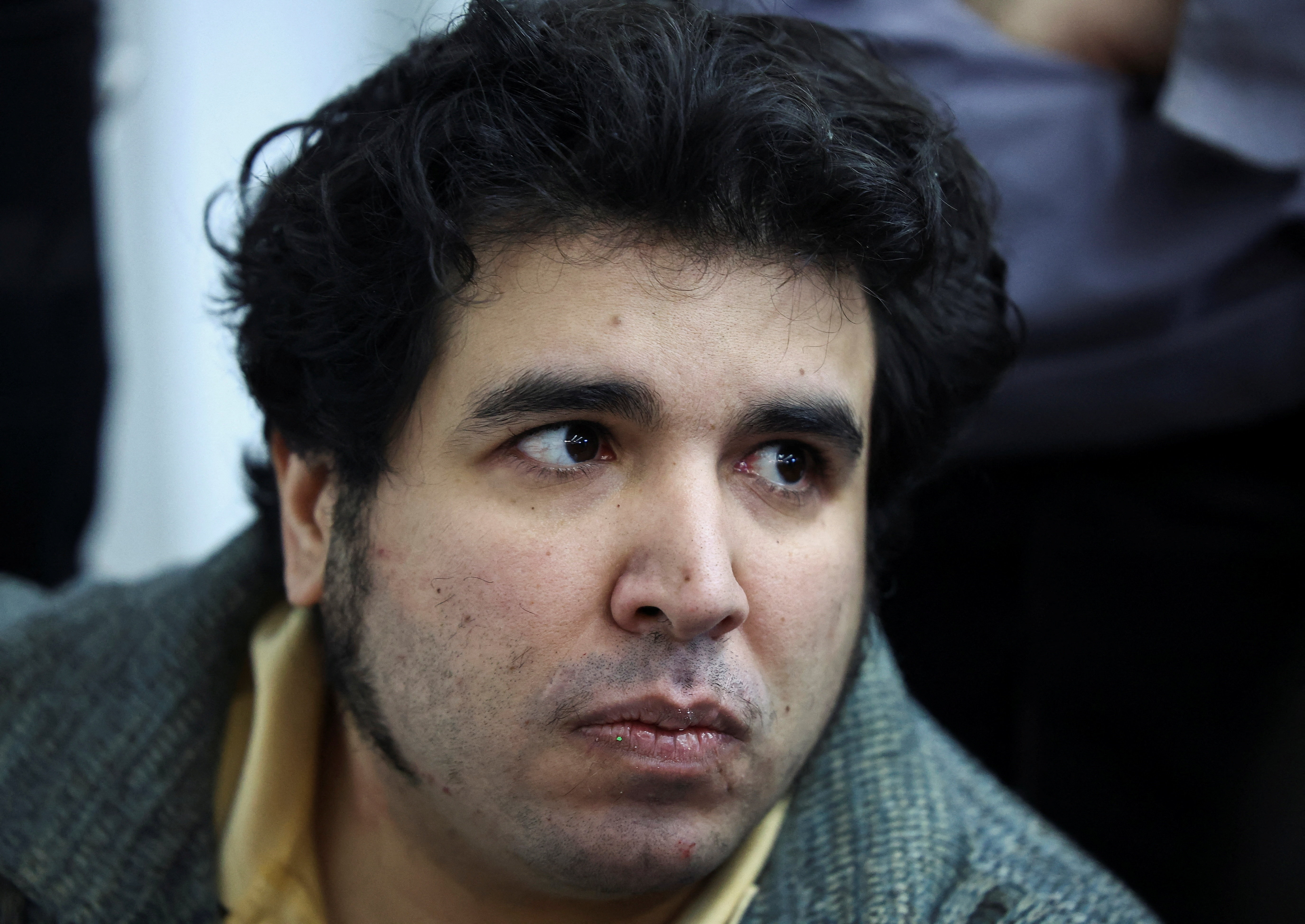 Fernando Sabag Montiel accused of attempting to assassinate Argentina's former President Kirchner, sits in court at the Comodoro Py federal courthouse, in Buenos Aires