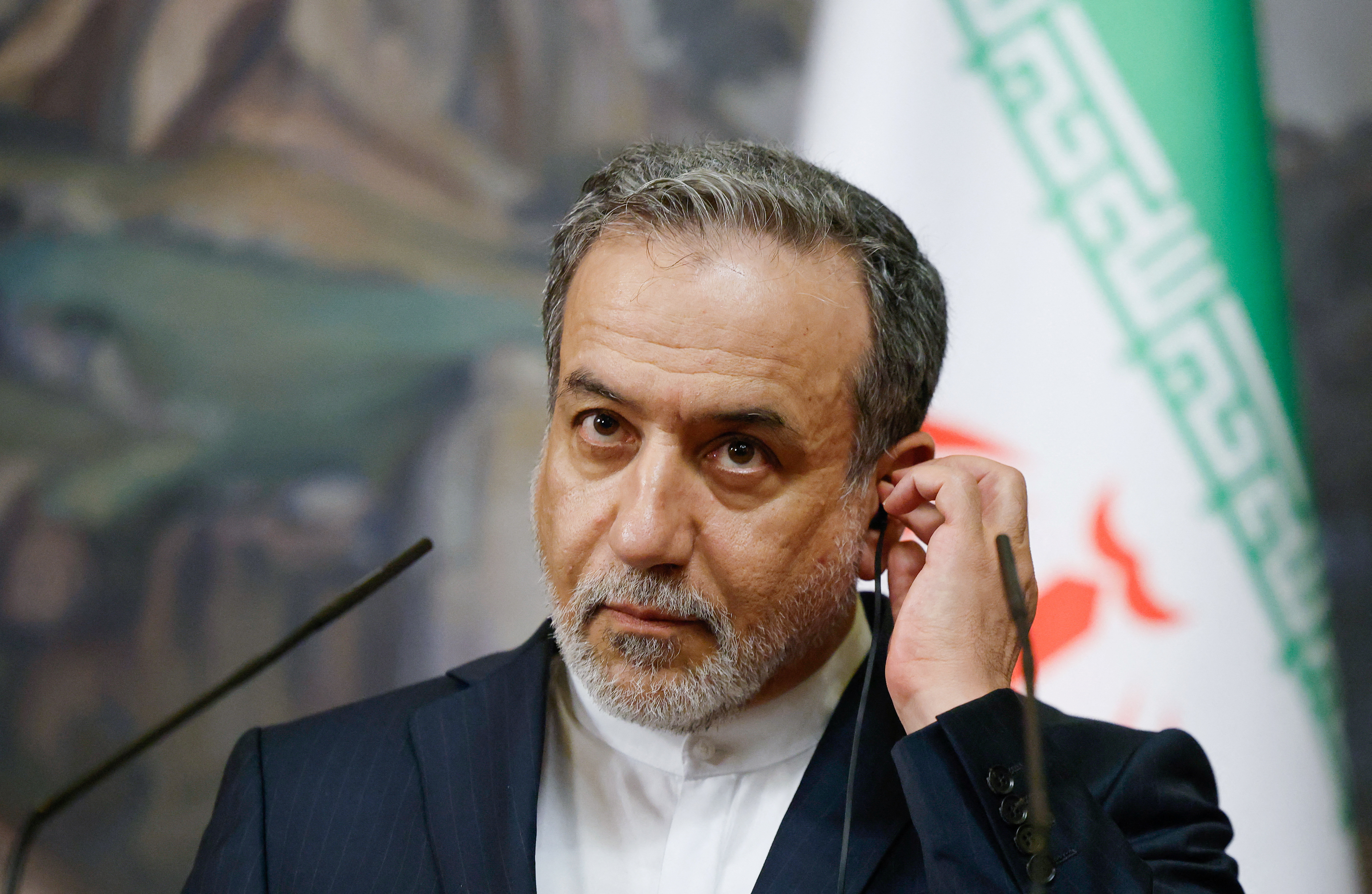 Russia's Foreign Minister Lavrov and Iran's Foreign Minister Araqchi meet in Moscow