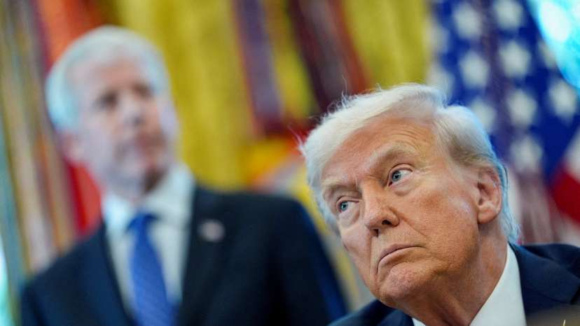 U.S. President Trump holds event to sign executive order, at the White House, in Washington