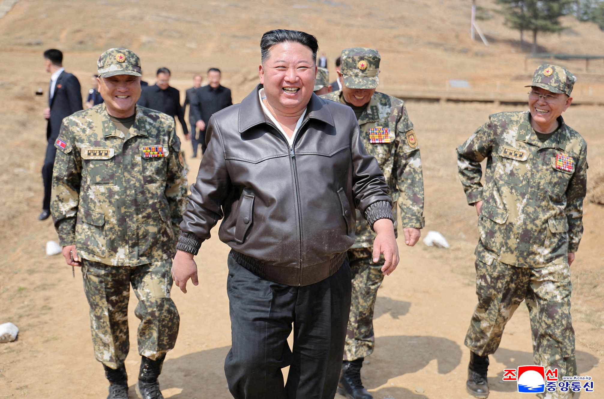 FILE PHOTO: North Korea leader Kim Jong Un visits military training base