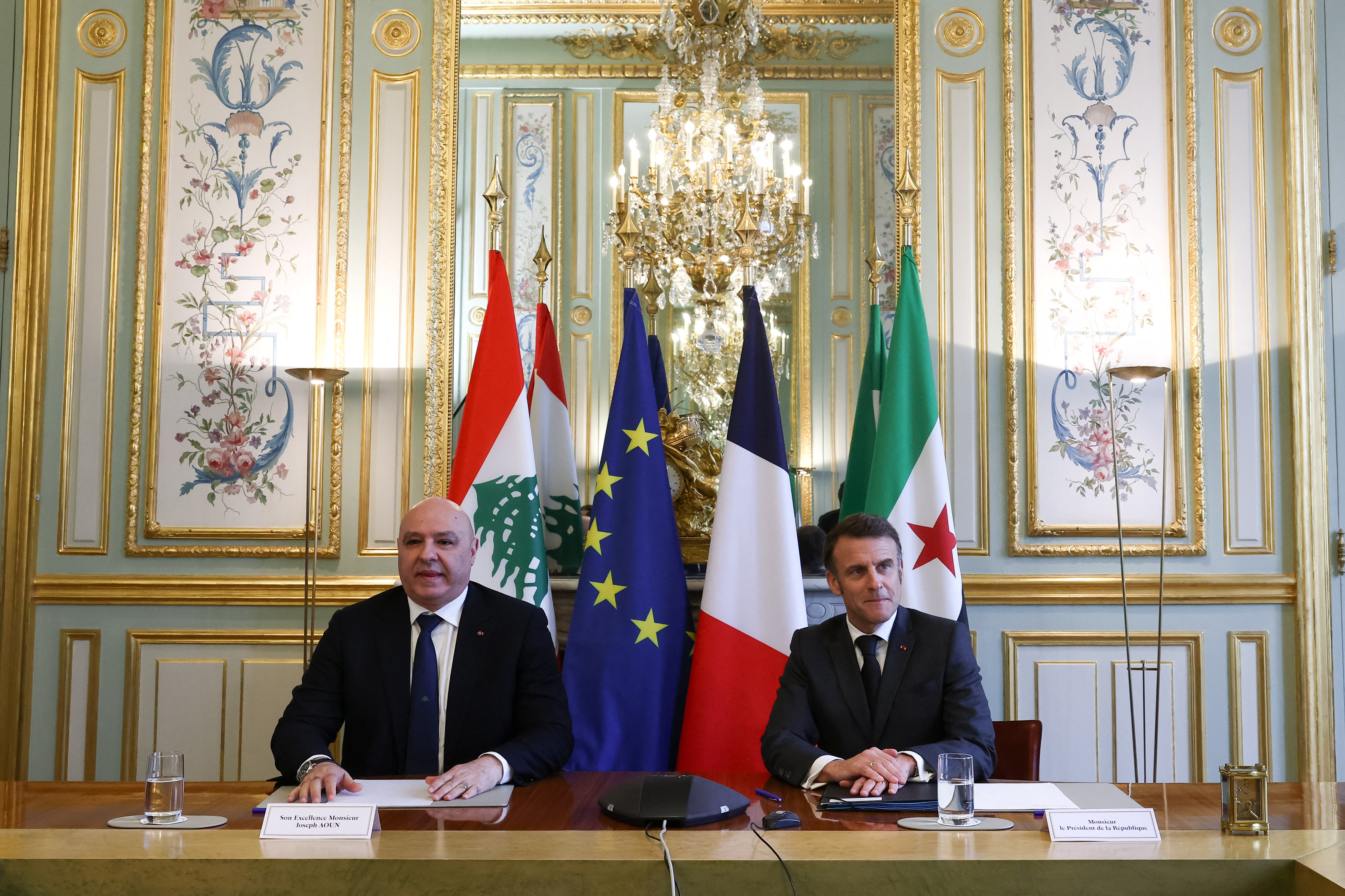 Lebanese President Joseph Aoun visits France