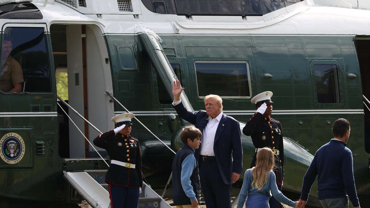 U.S. President Trump visits Scotland