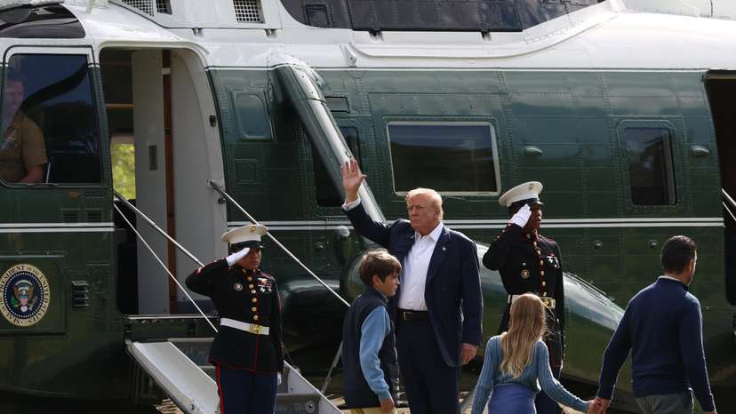 U.S. President Trump visits Scotland