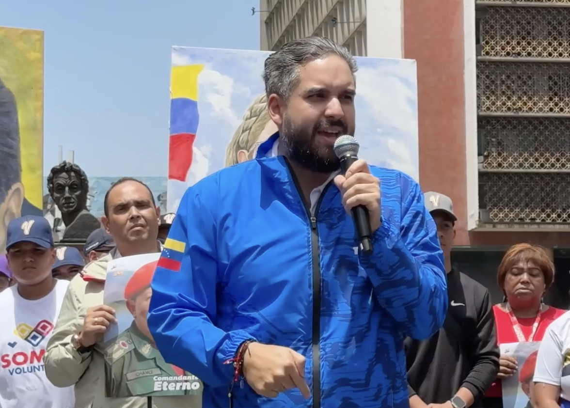 Maduro's son leads rally for father's release