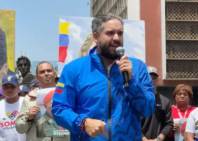 Maduro's son leads rally for father's release