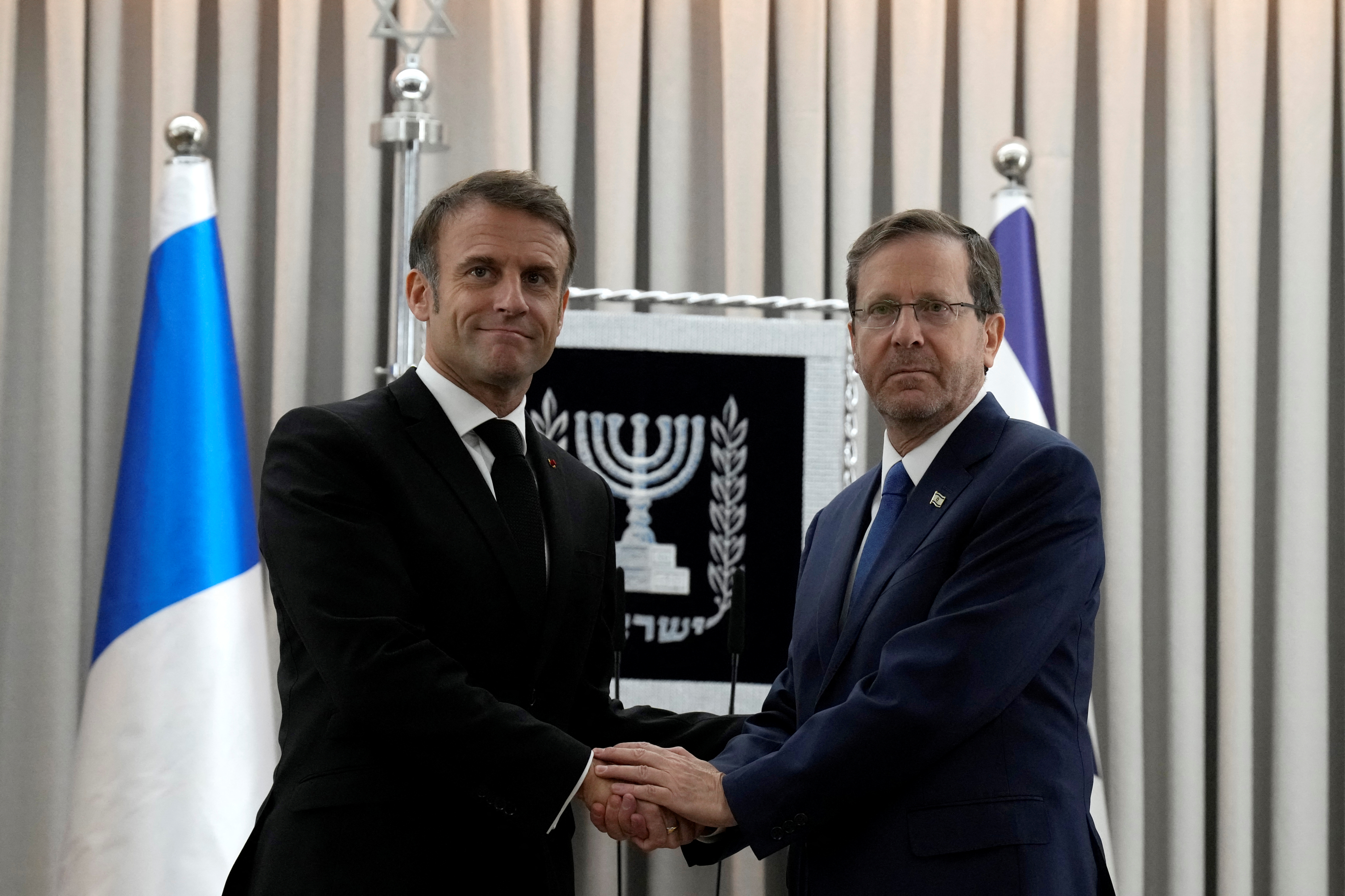 French President Emmanuel Macron visits Israel