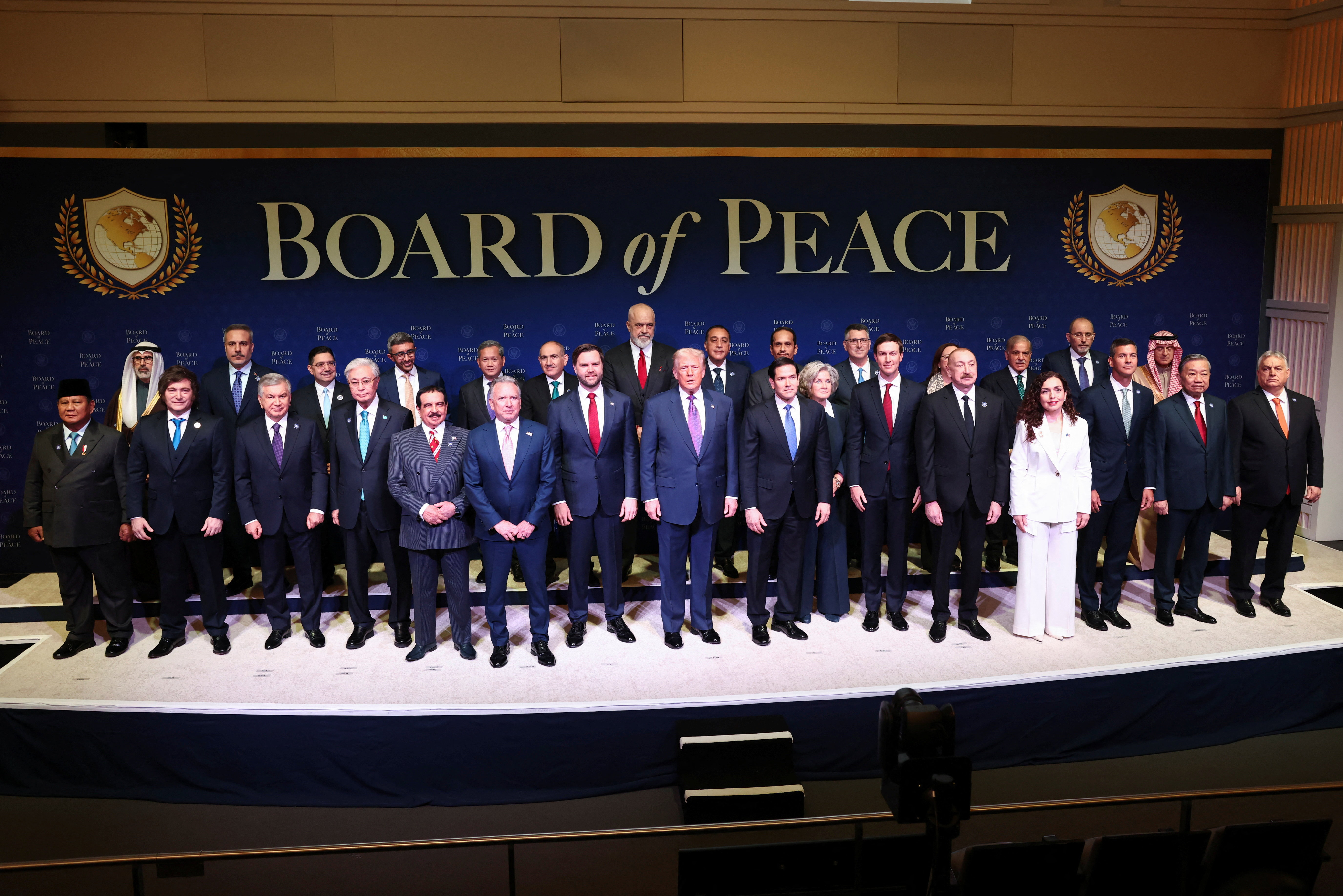 Inaugural meeting of the Board of Peace, in Washington