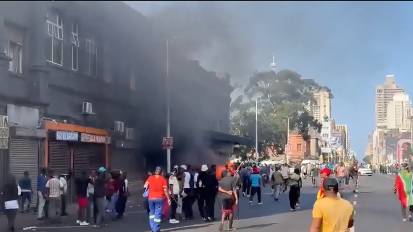 S.A antimigrants march