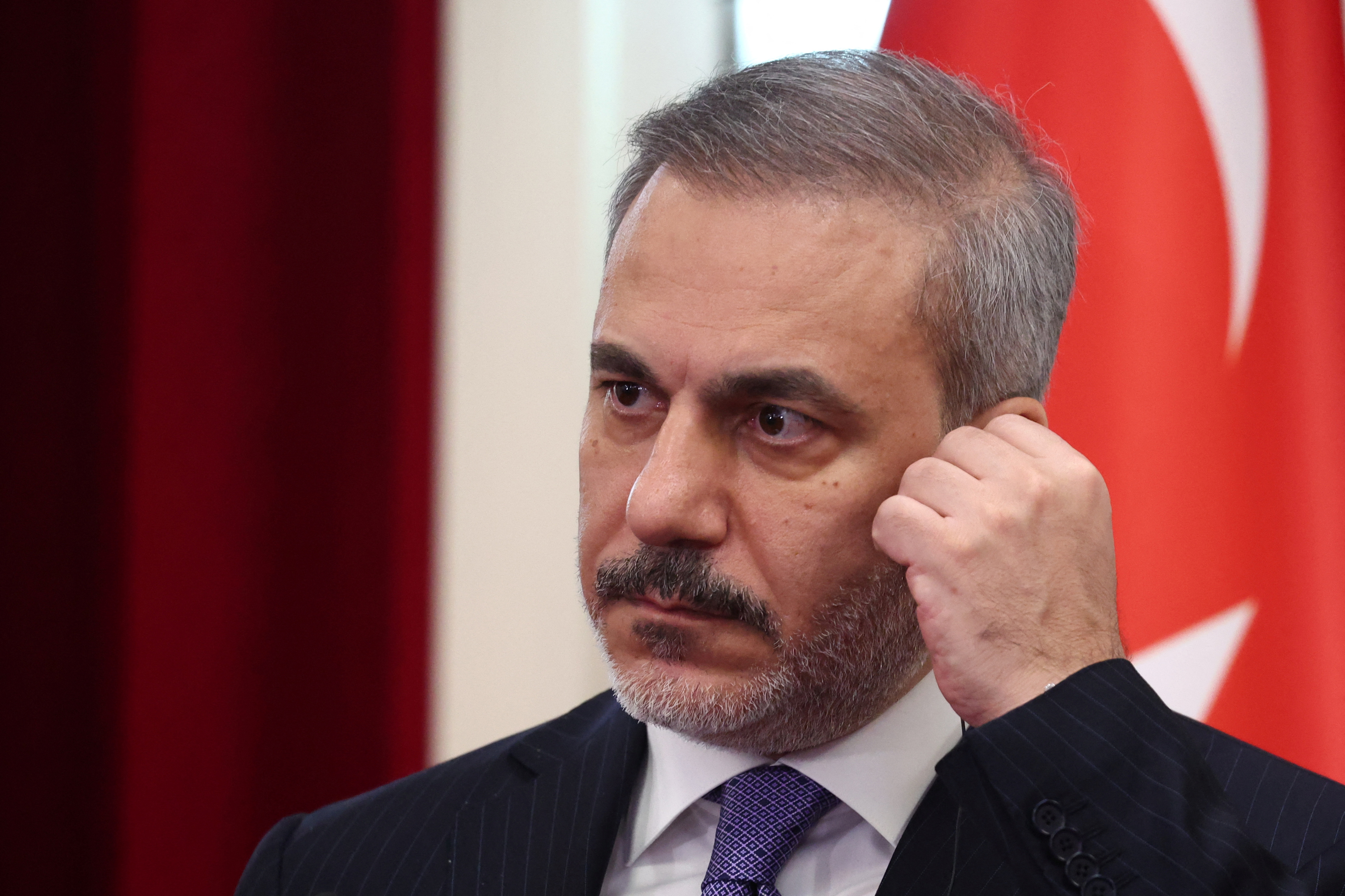 Turkish Foreign Minister Hakan Fidan visits Tirana