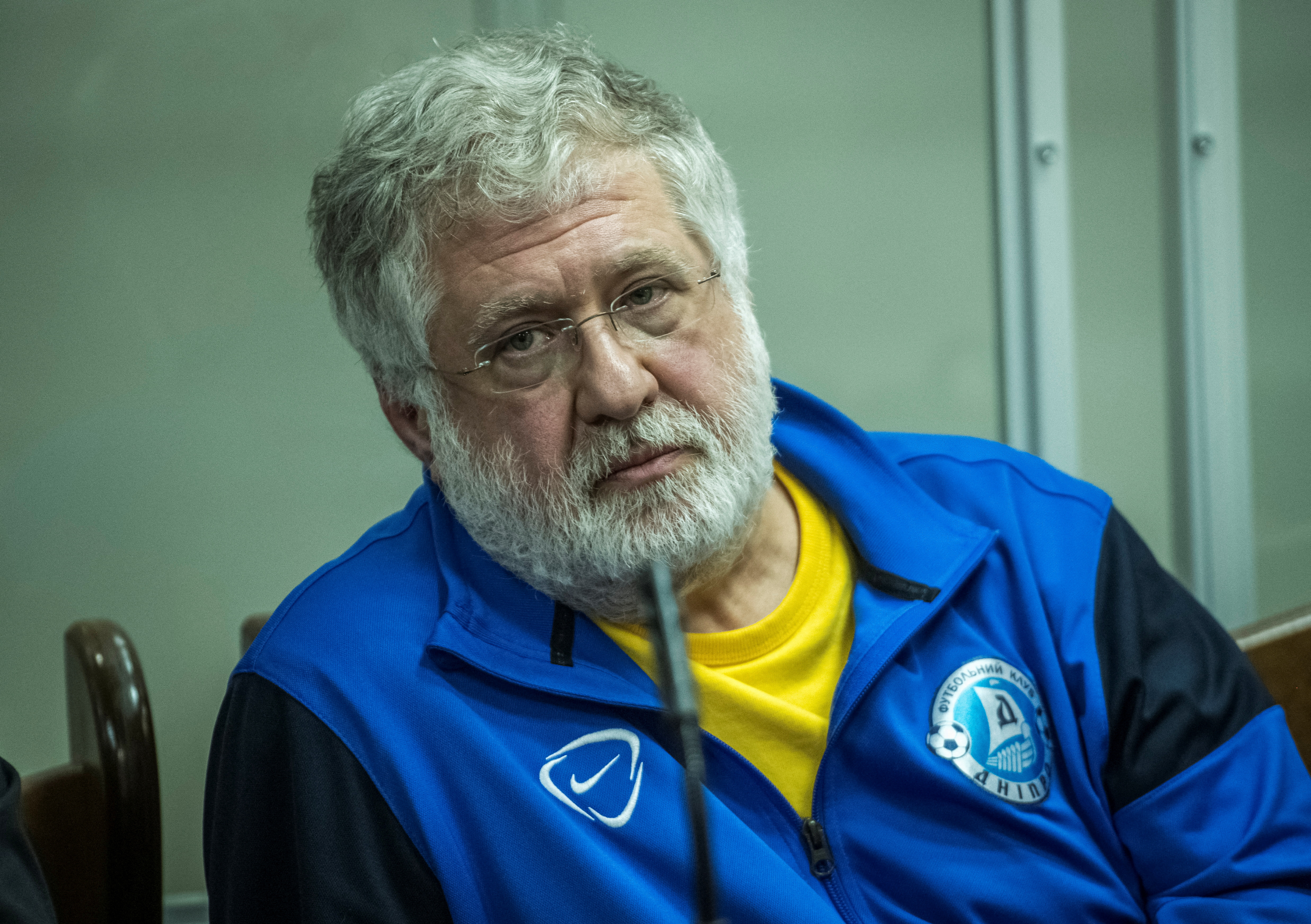 Ukrainian business tycoon Kolomoisky appears at a court session in Kyiv