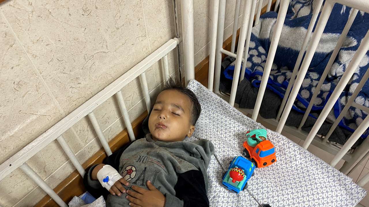 Bombarded twice, 4-year-old Gazan loses his parents, then his lower limbs