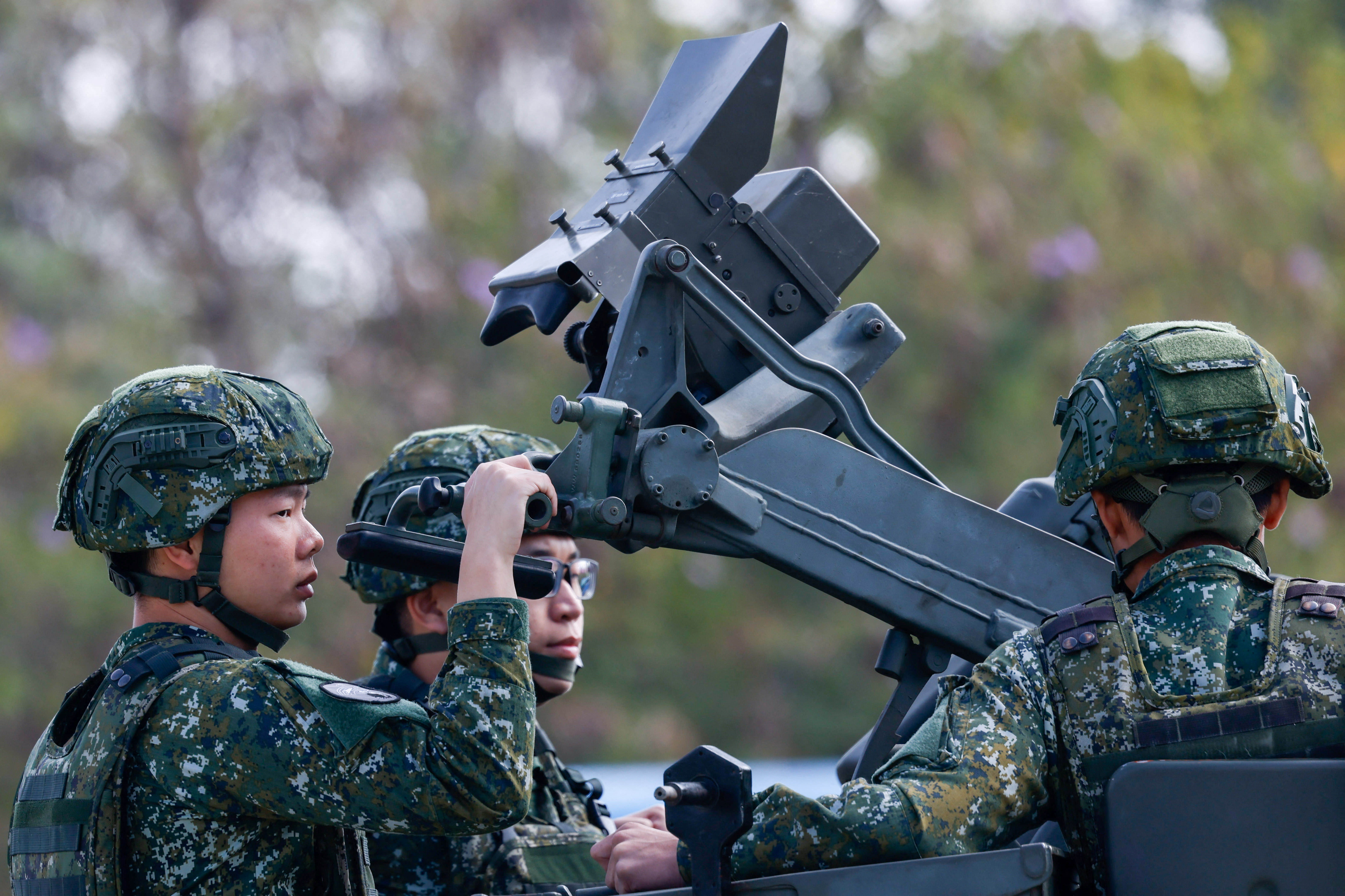 Annual military exercise ahead of the Lunar New Year, in Chiayi