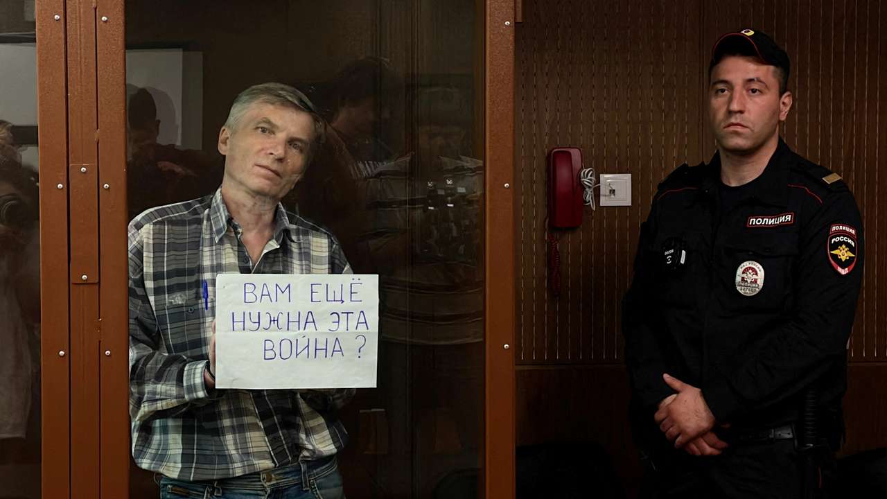 FILE PHOTO: Moscow city councillor Alexei Gorinov attends a court hearing in Moscow