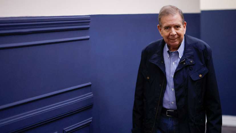 Exiled Venezuelan opposition leader Gonzalez speaks to Reuters