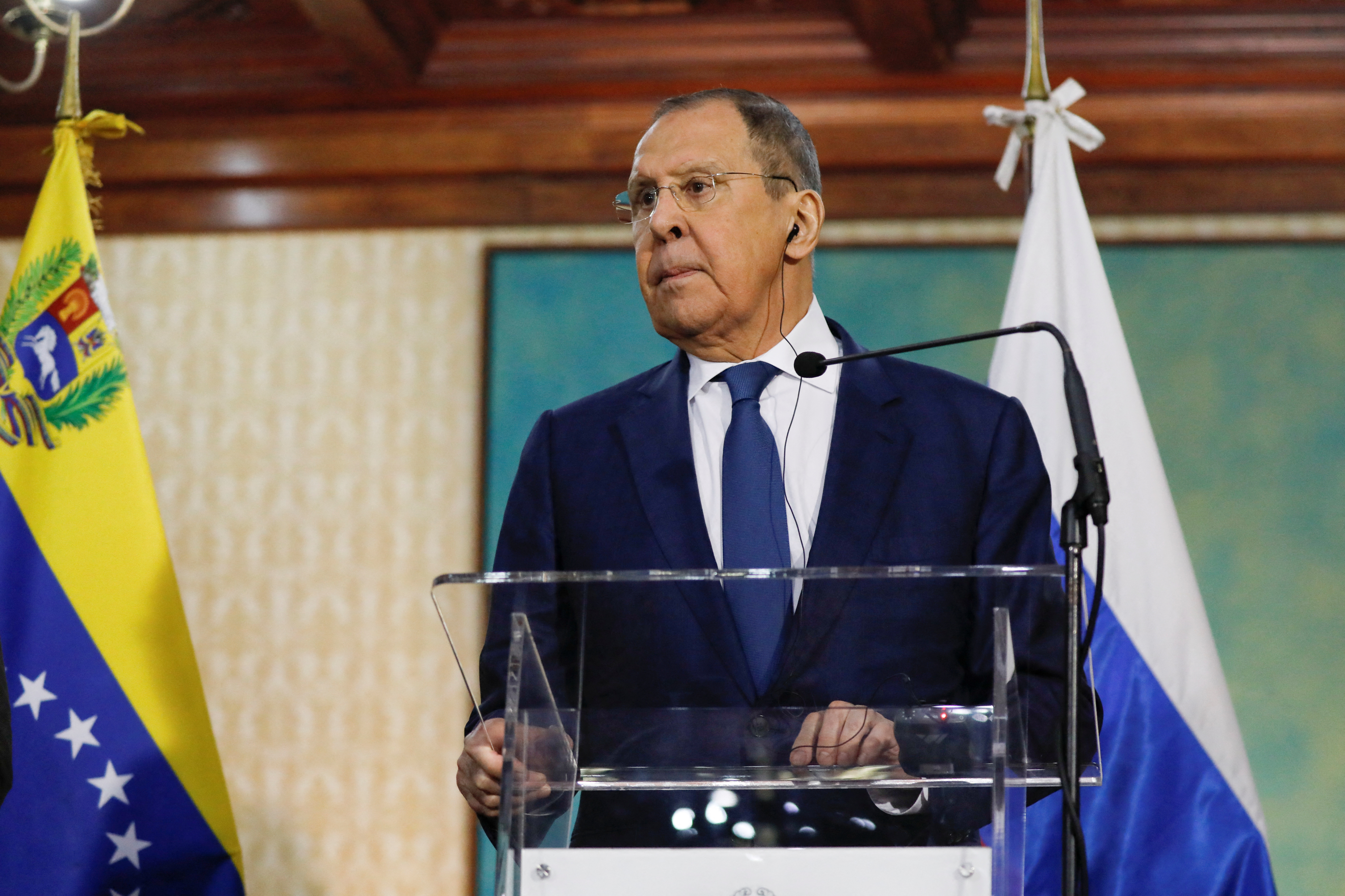 Russian Foreign Minister Sergei Lavrov visits Venezuela