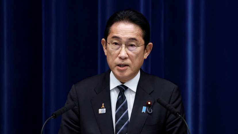Fumio Kishida, Japan's prime minister, holds news conference in Tokyo