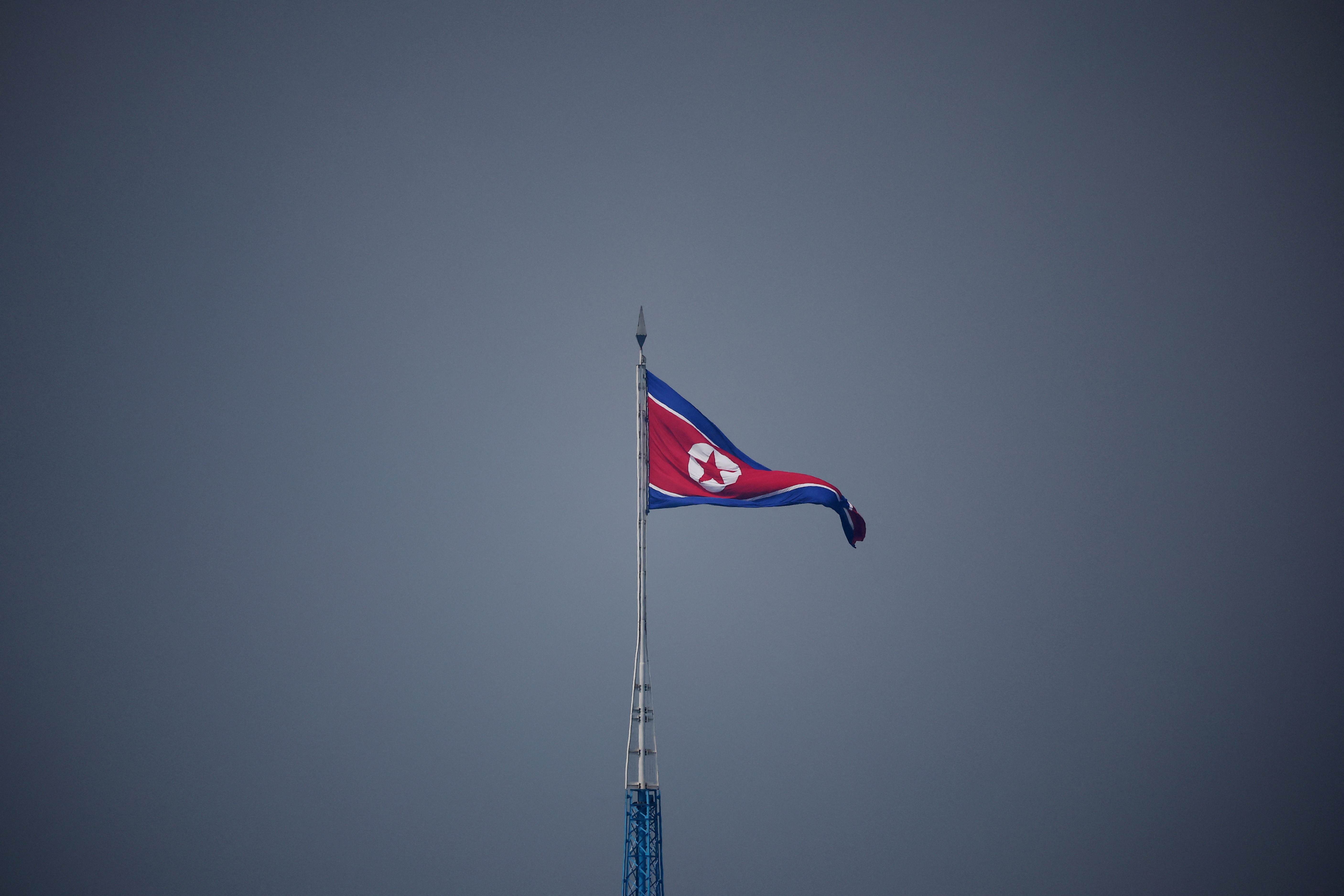 FILE PHOTO: The truce village of Panmunjom inside the demilitarized zone (DMZ) separating the two Koreas