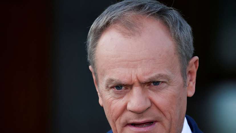 FILE PHOTO: Polish PM Tusk, President of the EU Council President Michel and Prime Ministers of Estonia, Greece, Finland, Ireland, Luxembourg and Spain meet in Warsaw