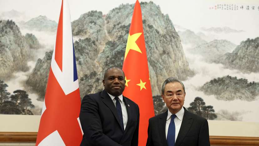 British Foreign Secretary David Lammy visits Beijing