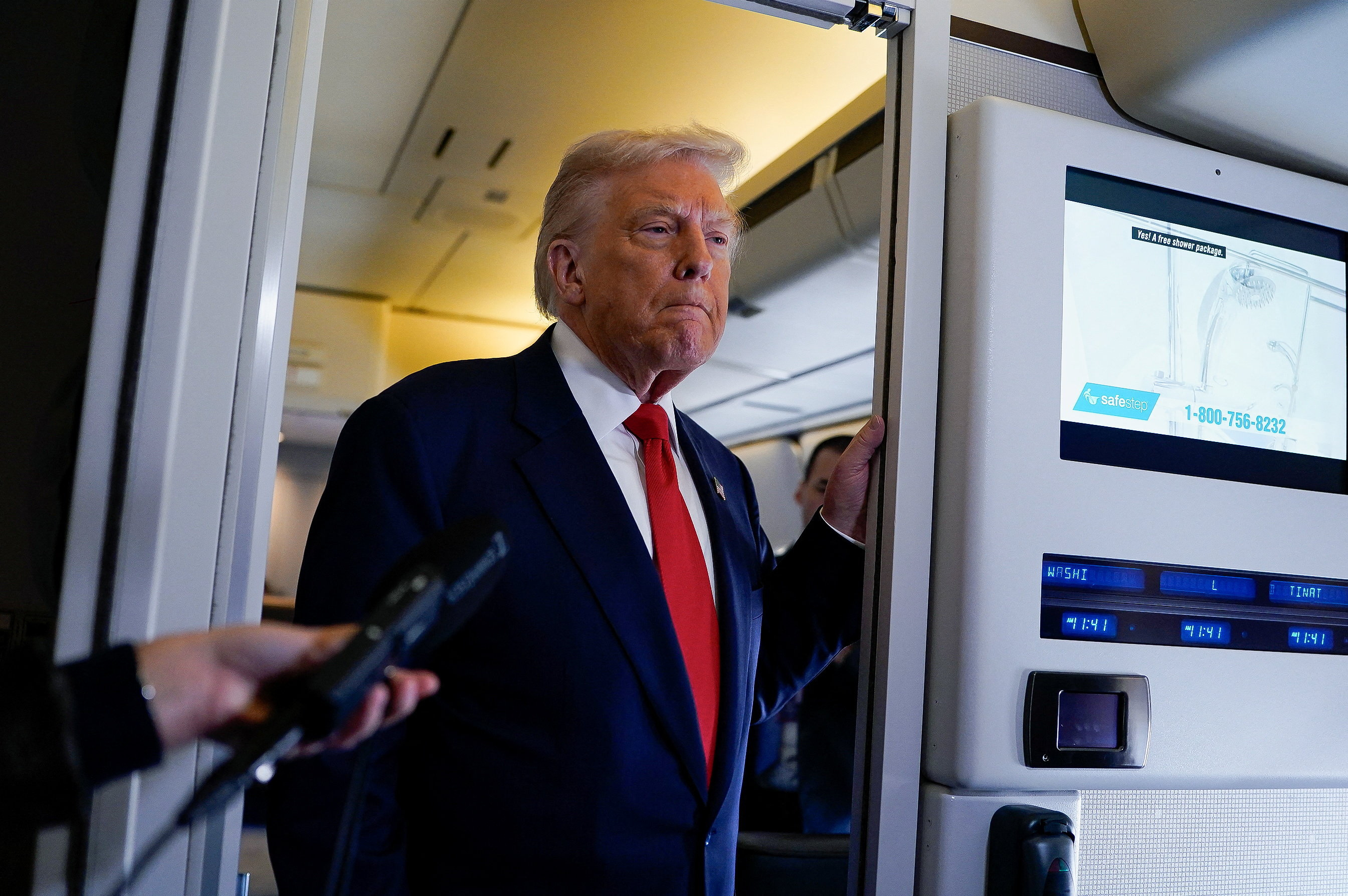 U.S. President Trump departs for Florida from Joint Base Andrews