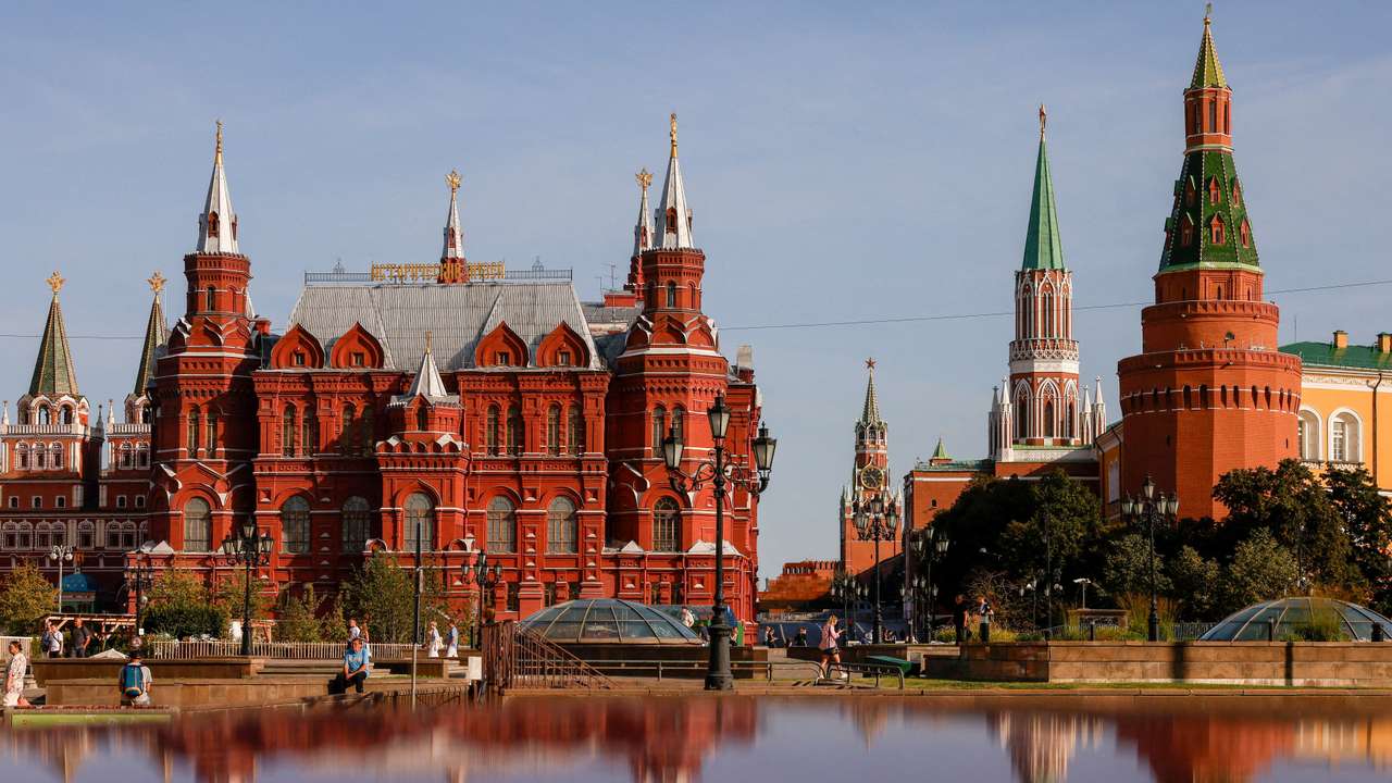 FILE PHOTO: A view shows the Kremlin Wall and the State Historical Museum in central Moscow