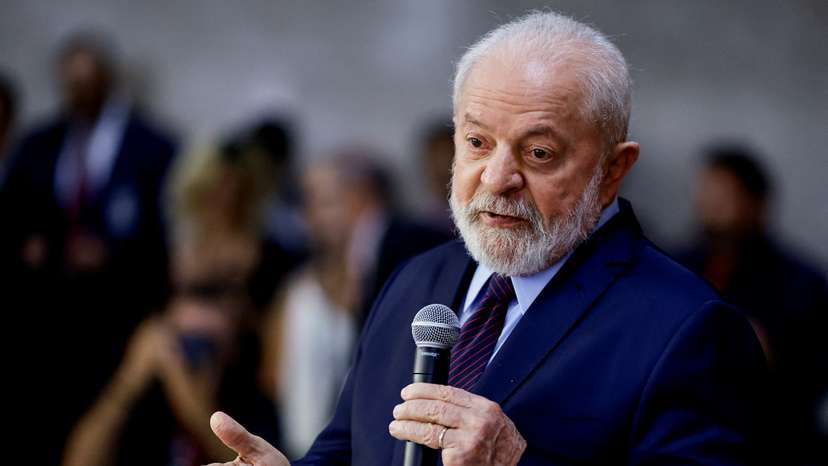 Brazil's Lula holds press conference