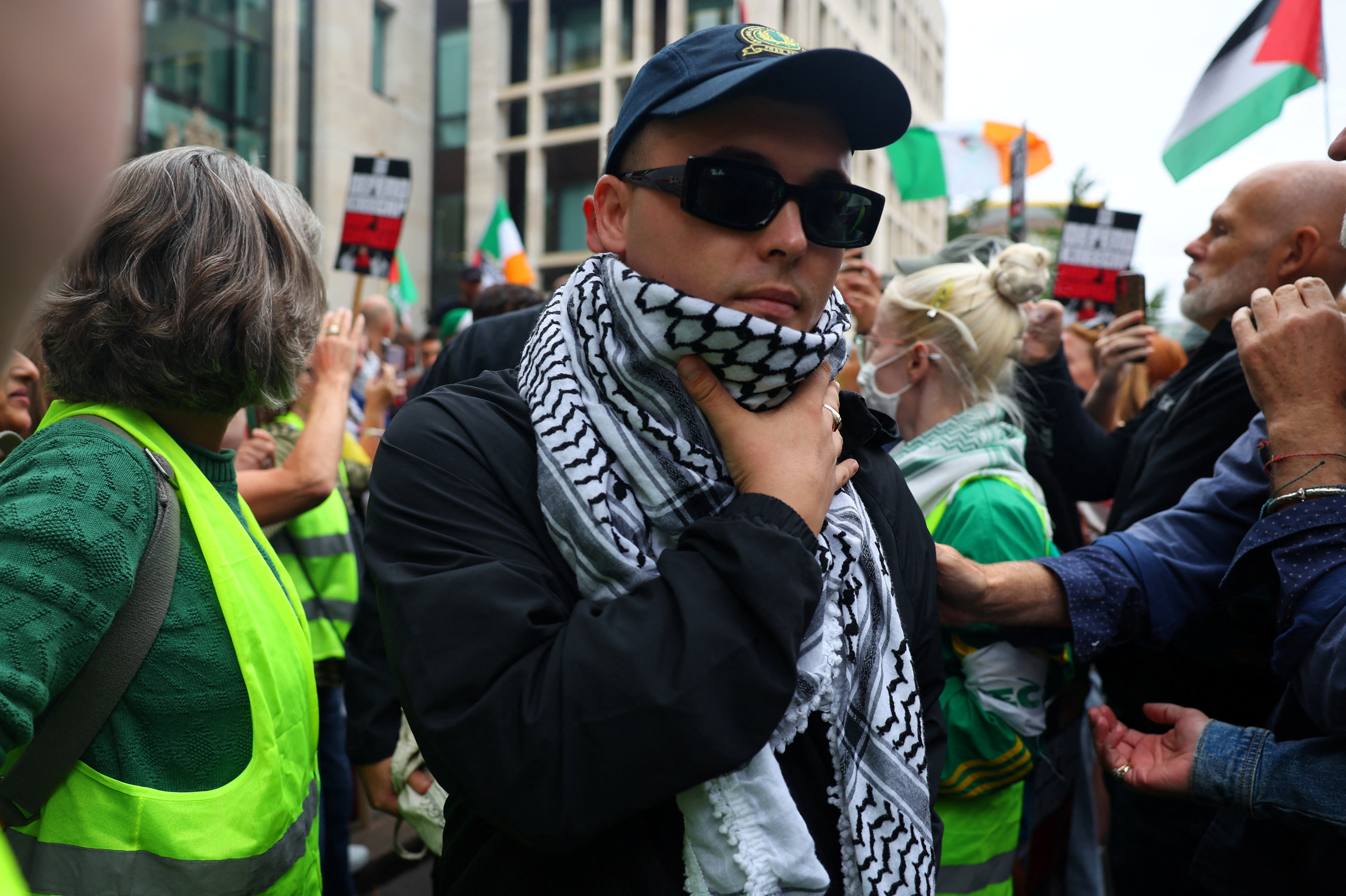 Member of Irish rap group Kneecap in UK court on terrorism charge