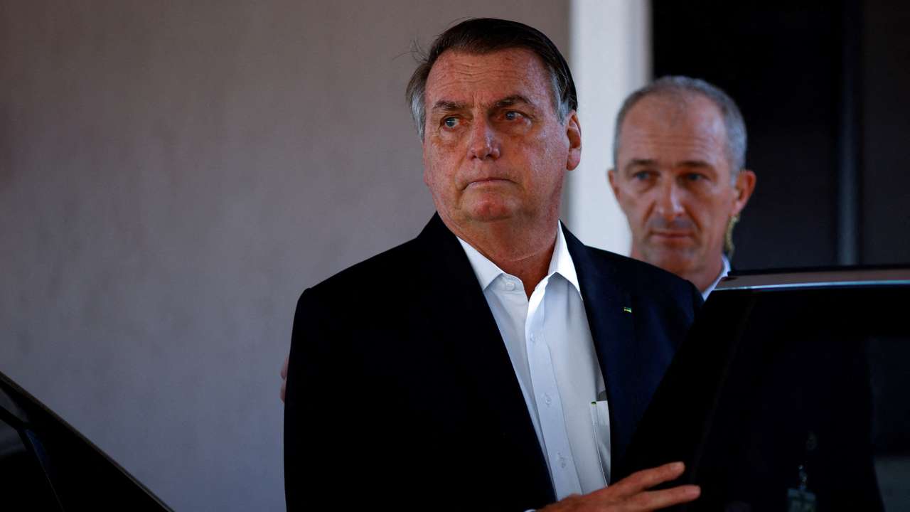 FILE PHOTO: Search operation at former Brazilian President Jair Bolsonaro's home, in Brasilia