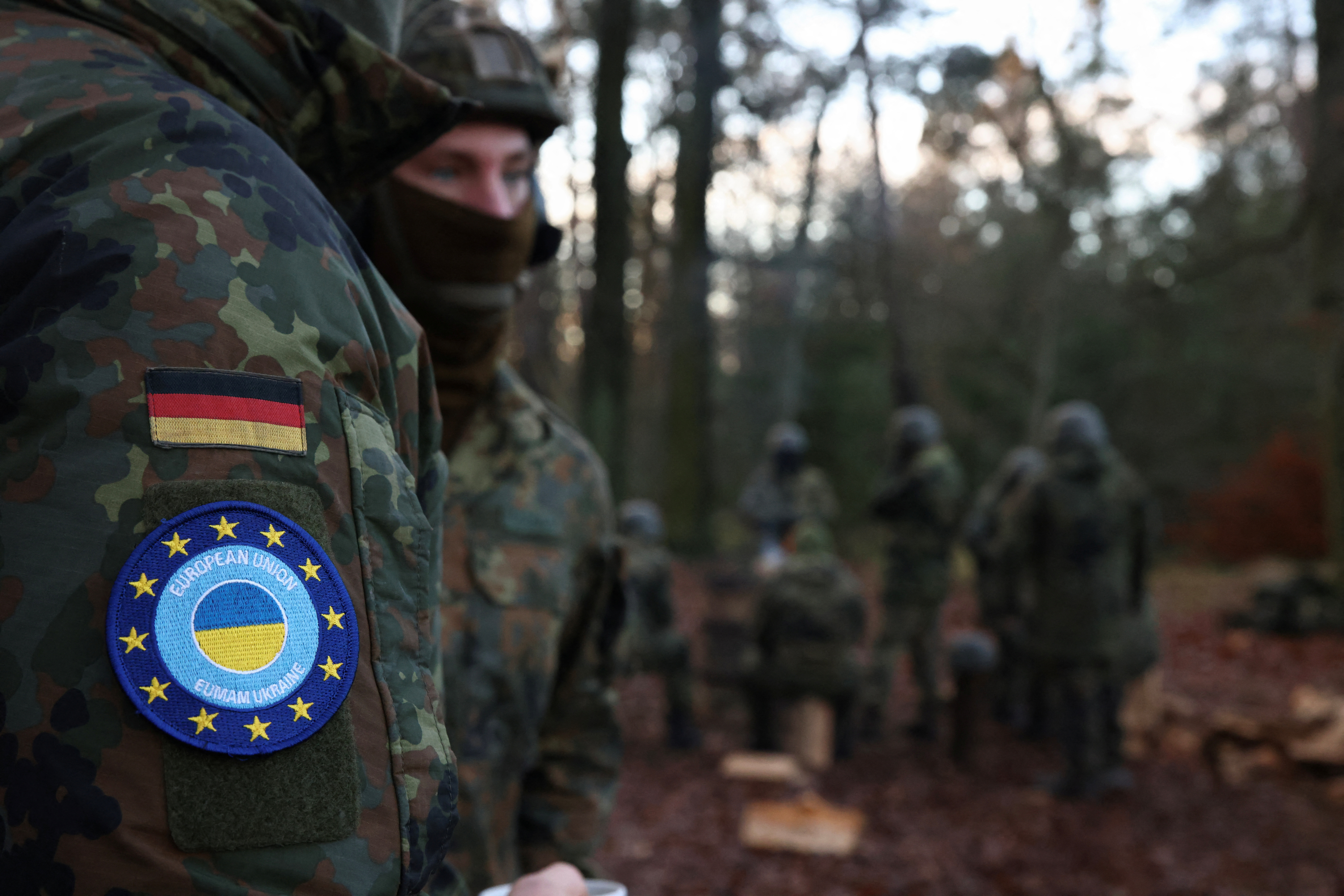 Training of EU’s Military Assistance Mission in support of Ukraine (EUMAM Ukraine) at Bundeswehr training site in Altengrabow
