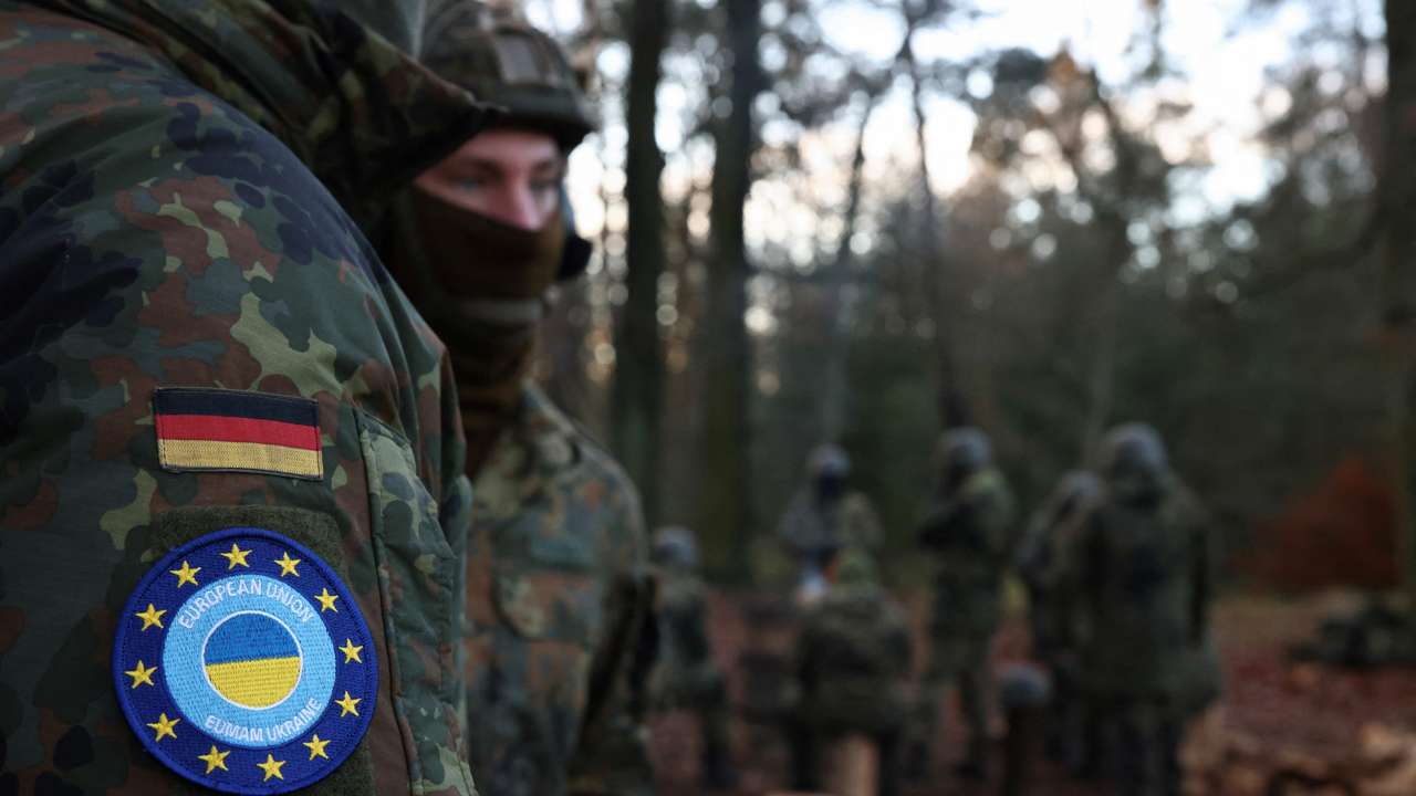 Training of EU’s Military Assistance Mission in support of Ukraine (EUMAM Ukraine) at Bundeswehr training site in Altengrabow