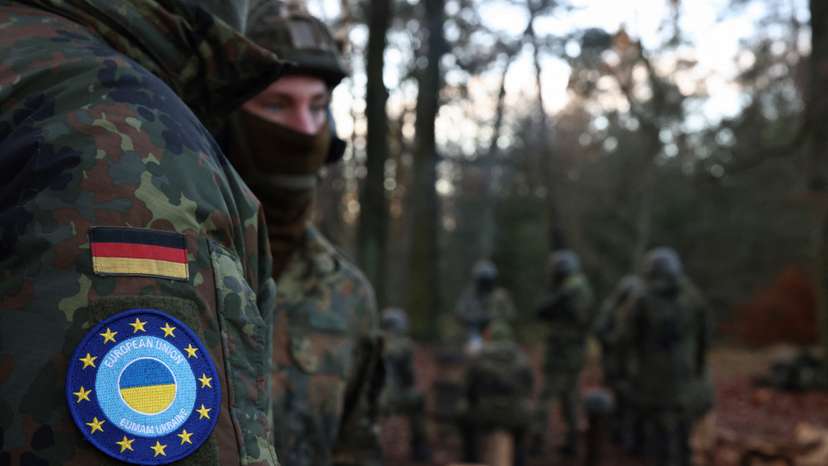 Training of EU’s Military Assistance Mission in support of Ukraine (EUMAM Ukraine) at Bundeswehr training site in Altengrabow