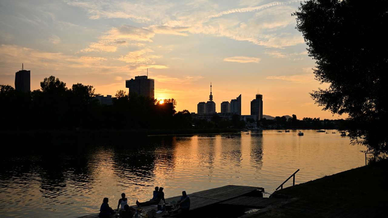 Heat wave hits Austria on what is expected to become the hottest day of the year so far