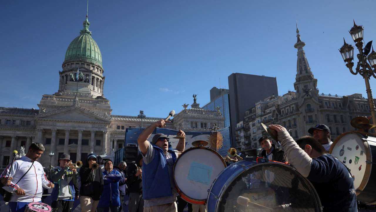 Members of Argentina's lower chamber meet to give the final vote on President Javier Milei's so-called 'Bases' bill, in Buenos Aires