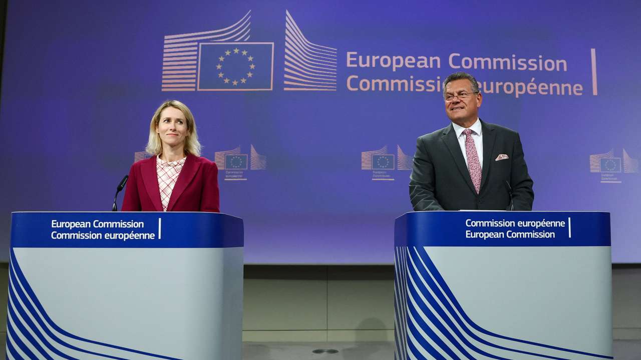 European Commission presents EU-Mercosur and EU-Mexico trade agreements for approval, in Brussels