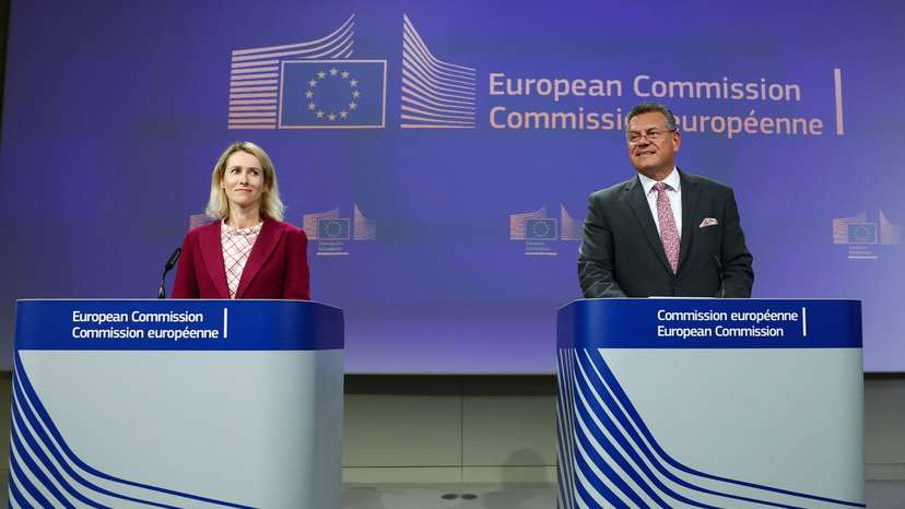 European Commission presents EU-Mercosur and EU-Mexico trade agreements for approval, in Brussels