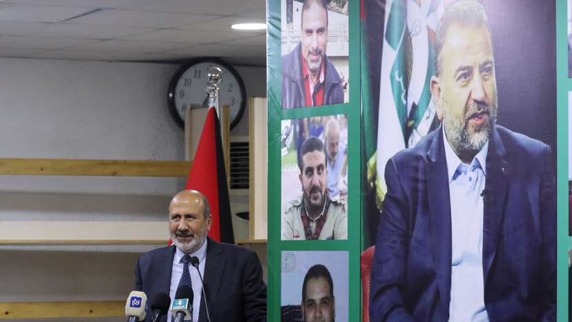 FILE PHOTO: Murad Al-Adaileh, Secretary-General of the Islamic Action Front, speaks at the headquarters of Jordan's Islamic Action Front, in Amman