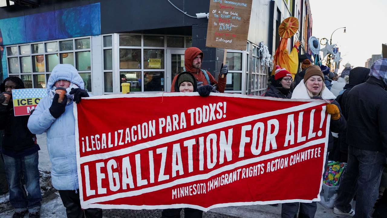 Demonstration against the presence of federal immigration agents in Minneapolis