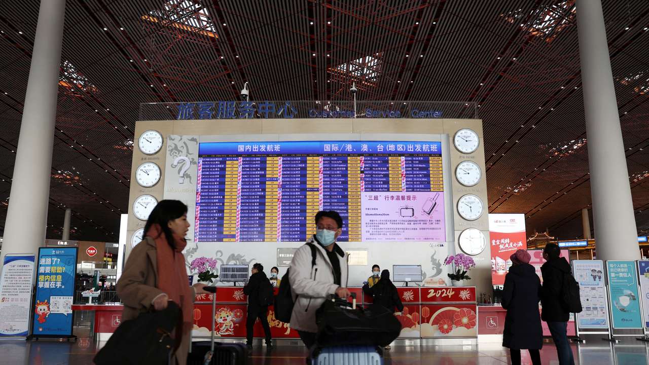 Spring Festival travel rush at Beijing Capital International Airport