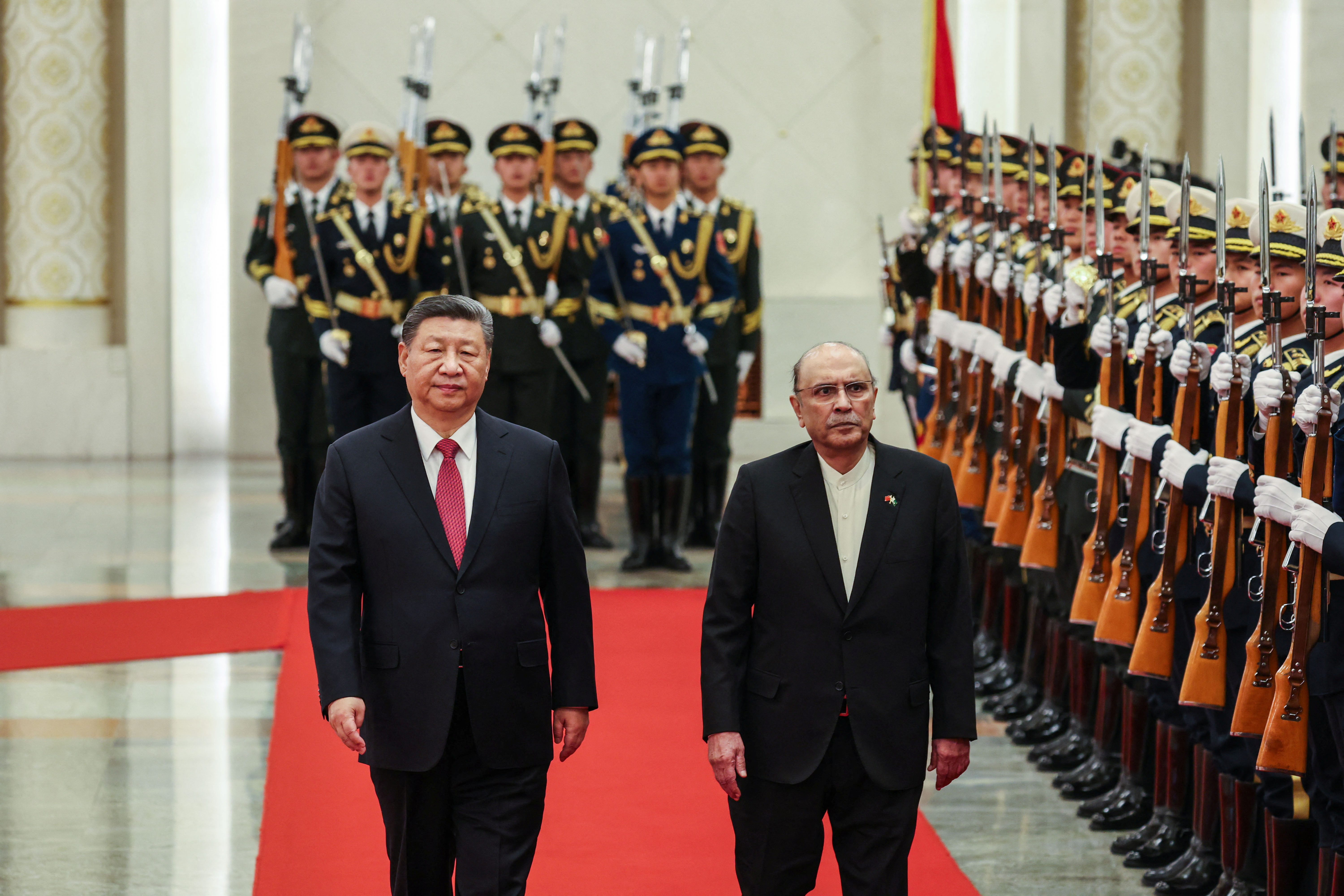 Pakistani President Asif Ali Zardari visits China