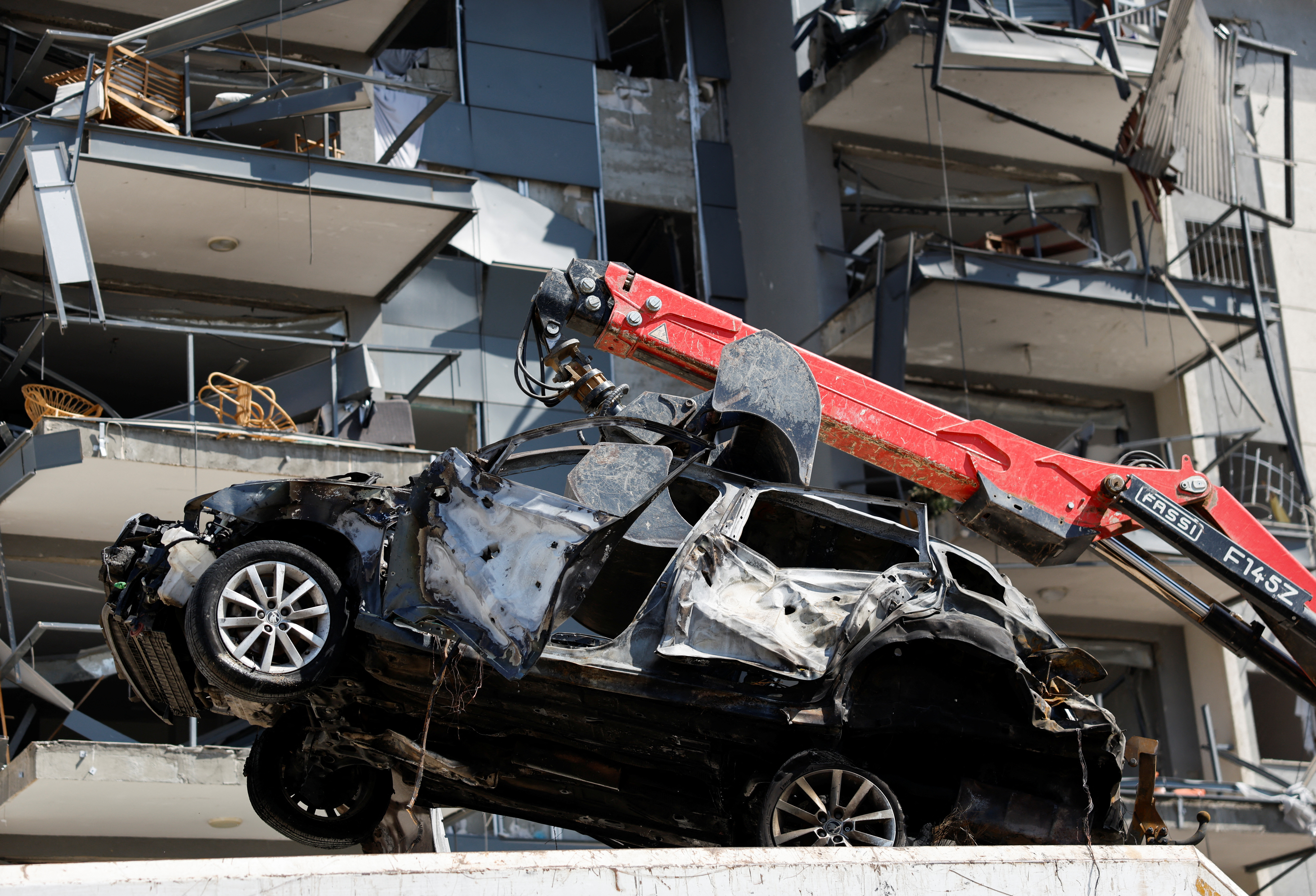 Aftermath of Iran's missile strike on Israel
