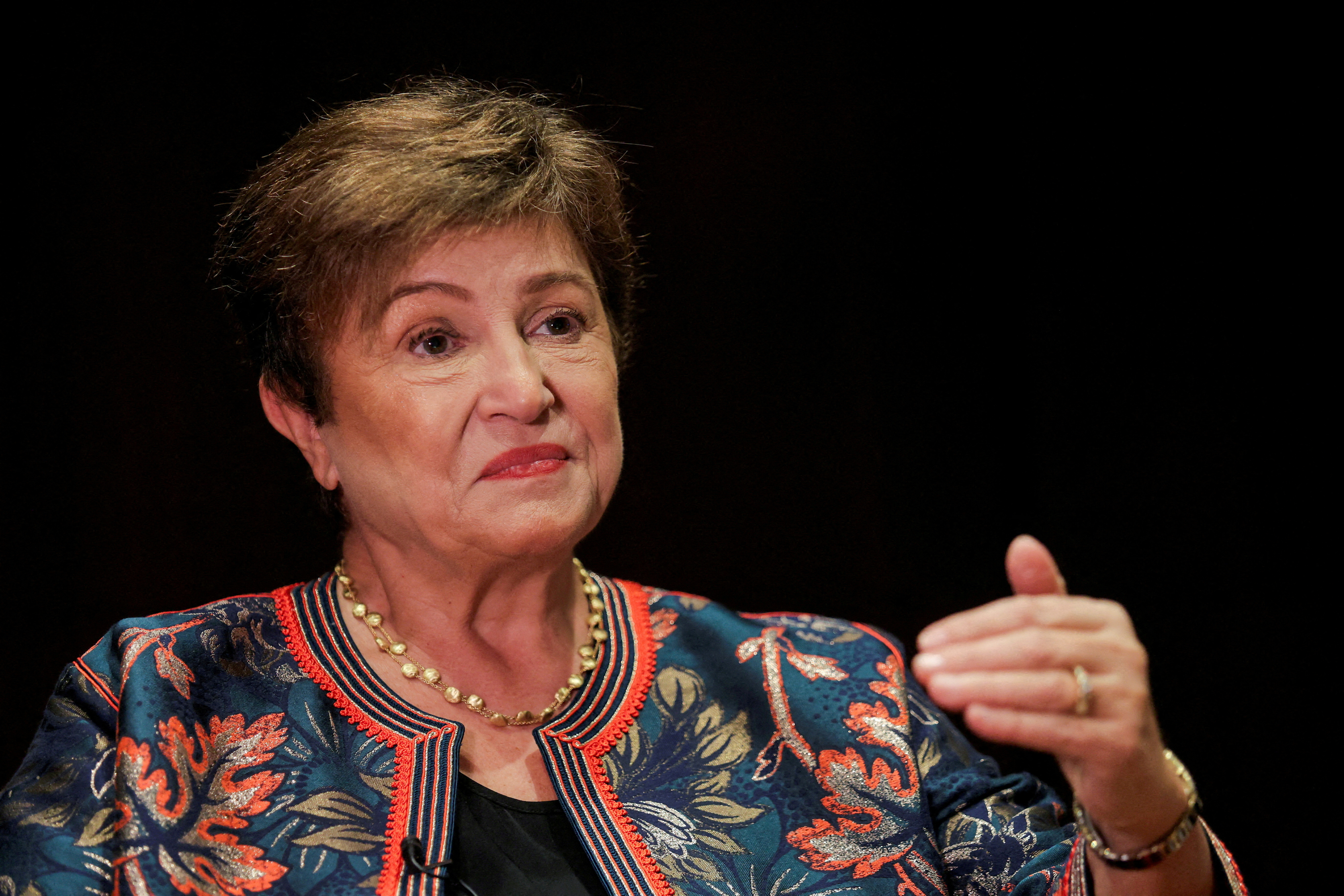 FILE PHOTO: IMF chief Georgieva says she's focused on job at hand, not future role