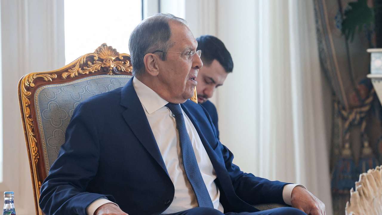 Russia's Foreign Minister Sergei Lavrov visits Doha