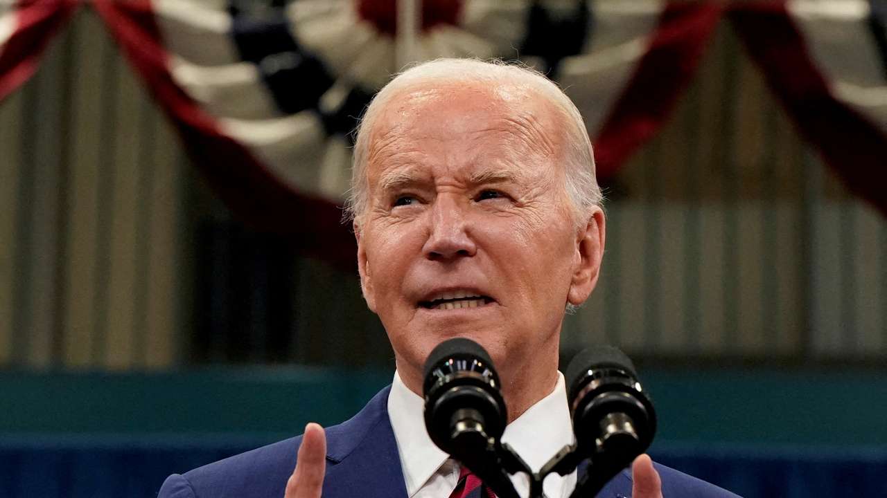 FILE PHOTO: U.S. President Joe Biden visits Raleigh, North Carolina