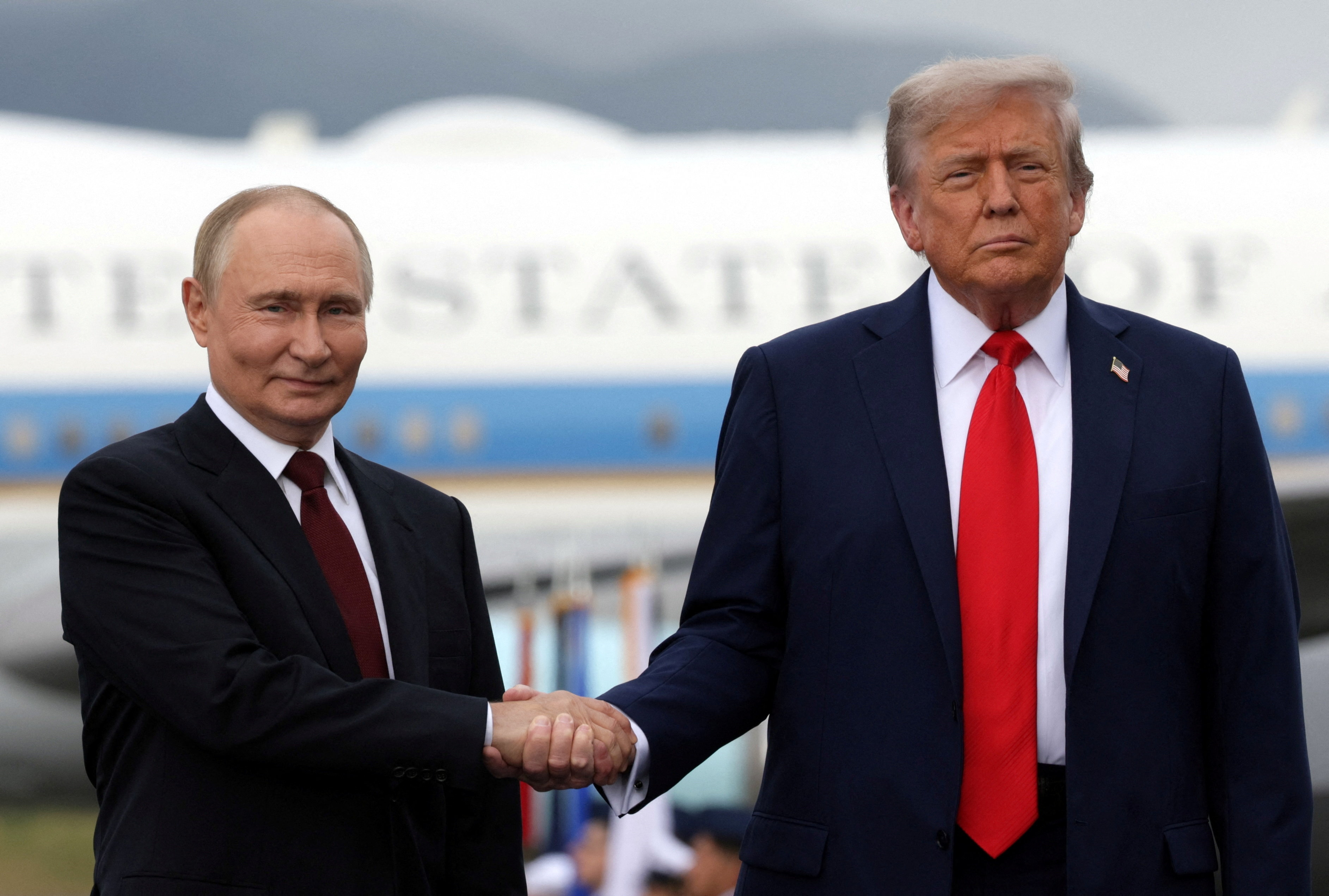 U.S. President Trump meets with Russian President Putin in Alaska