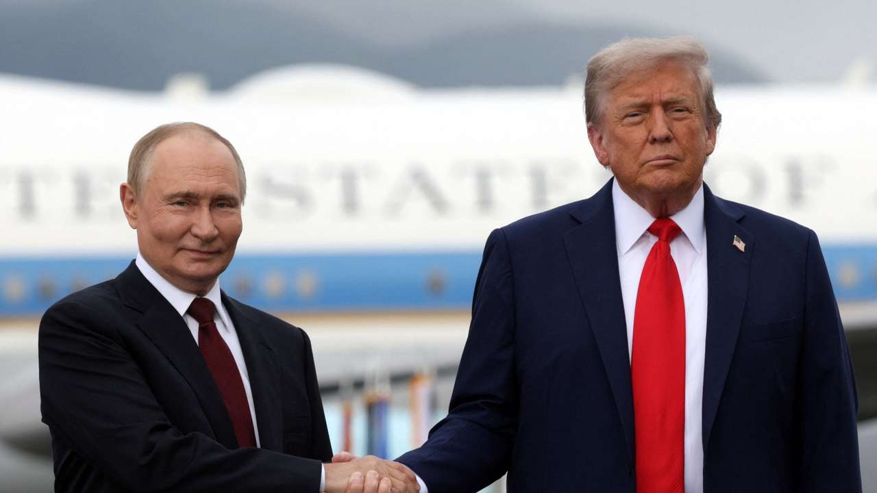 U.S. President Trump meets with Russian President Putin in Alaska