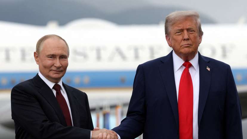 U.S. President Trump meets with Russian President Putin in Alaska