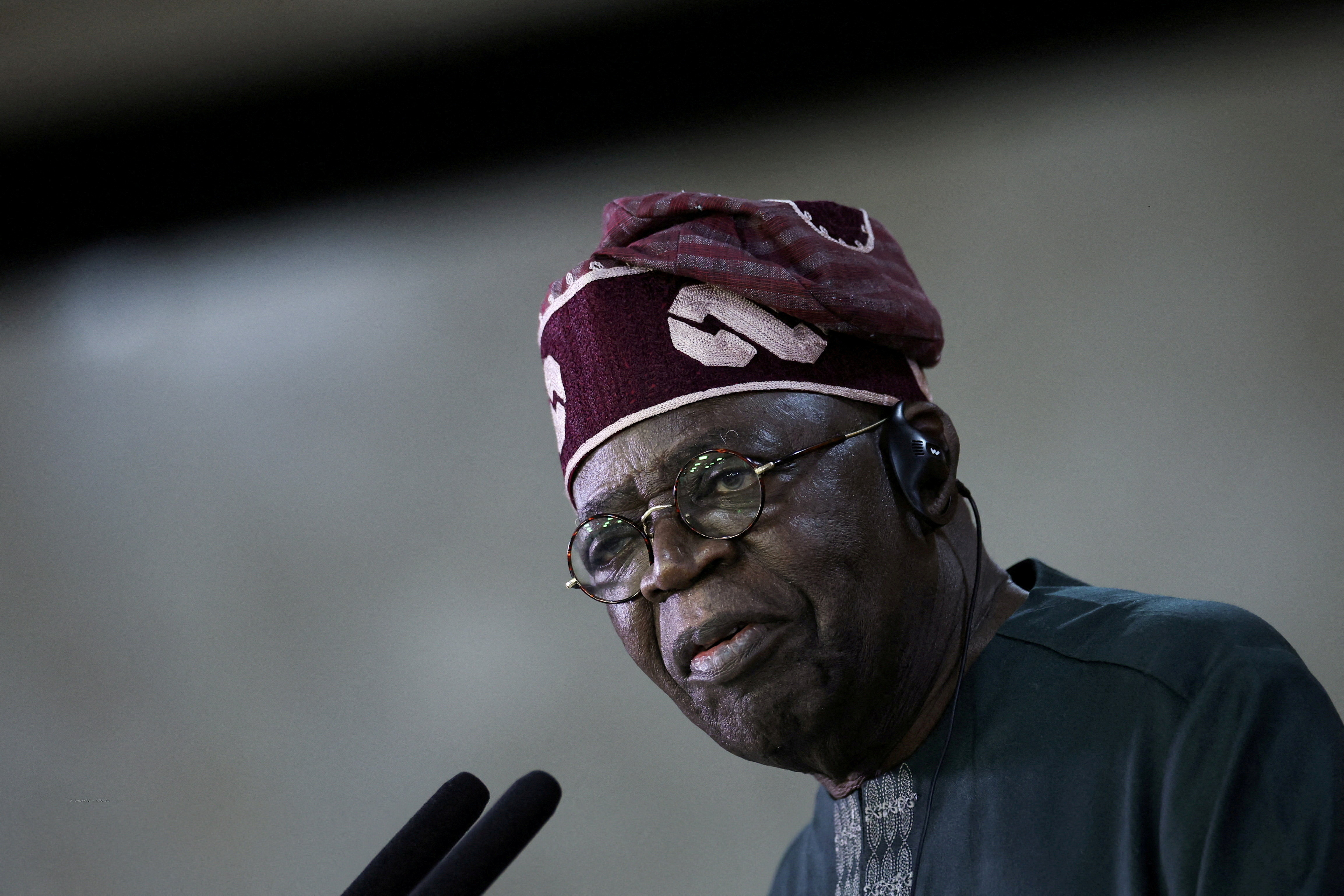FILE PHOTO: Nigeria's President Bola Tinubu visits Brazil