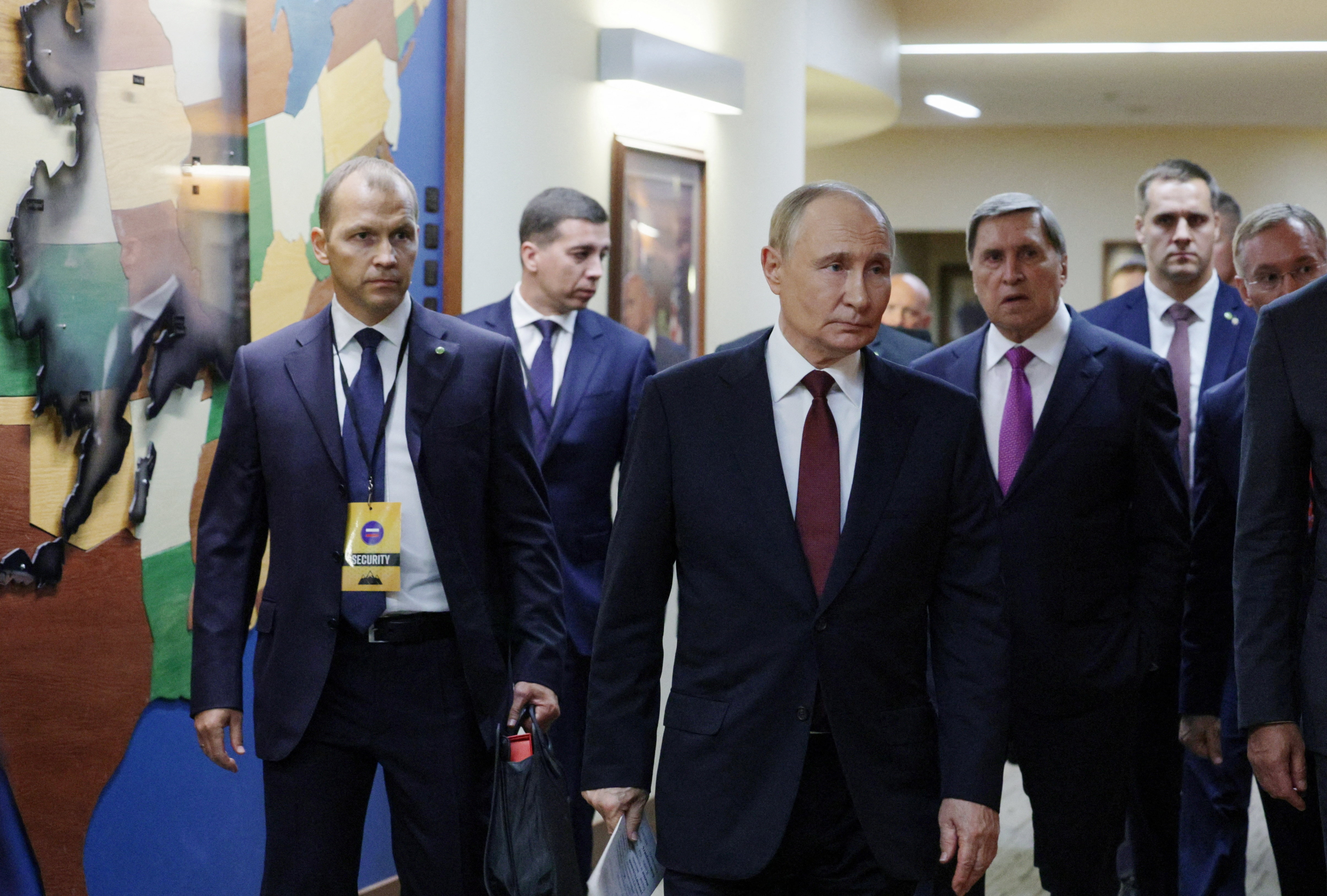 U.S. President Trump meets with Russian President Putin in Alaska